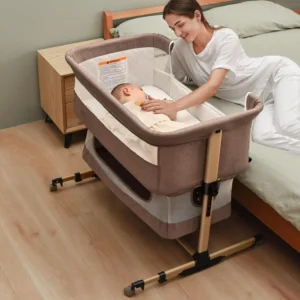 Portable Baby Crib with Bassinet
