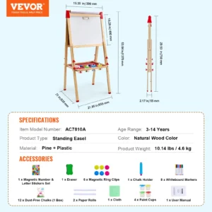 SucceBuy Children Magnetic & Wooden  Drawing Board